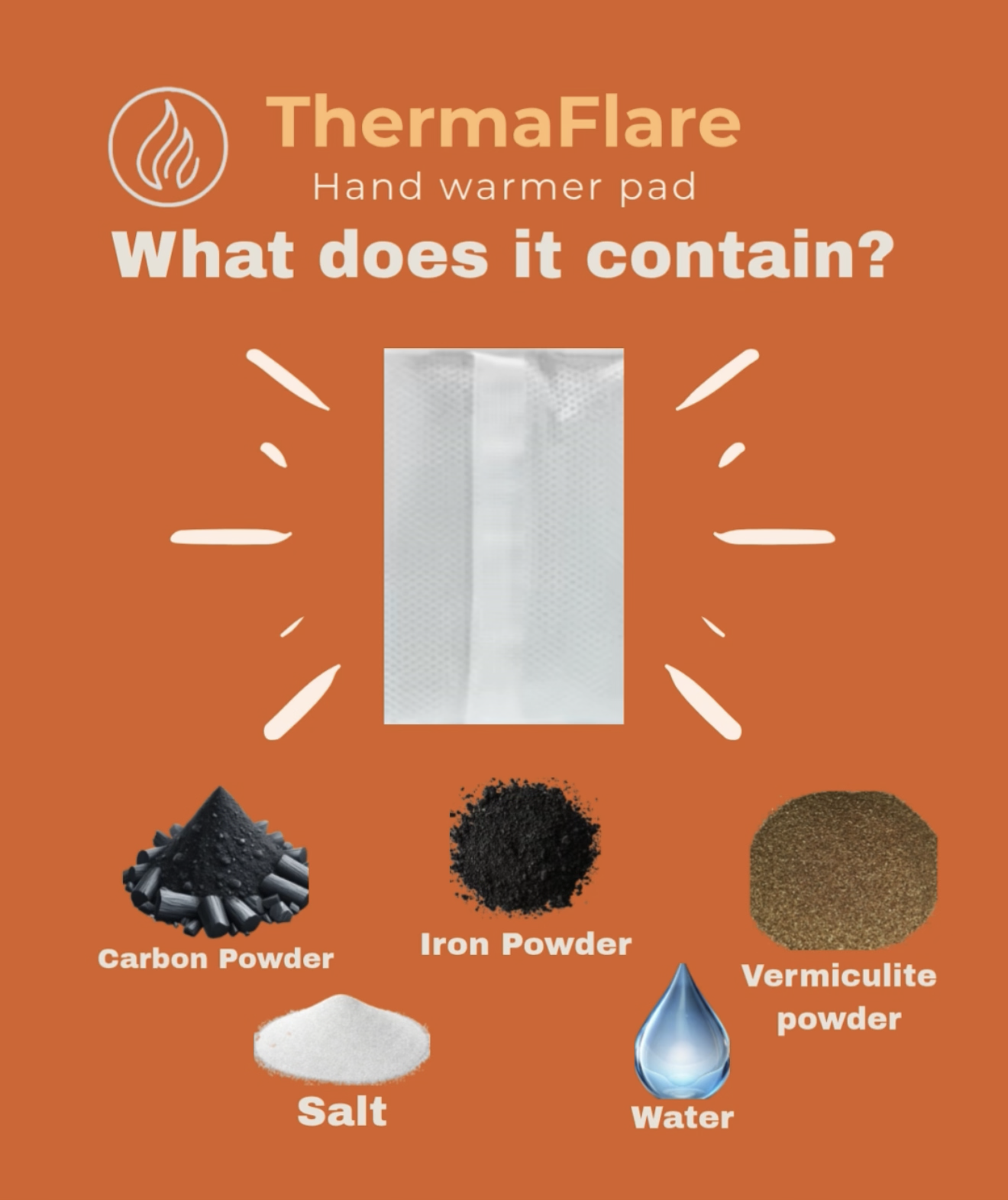 Hand Warming Heat Pads (3 pads)